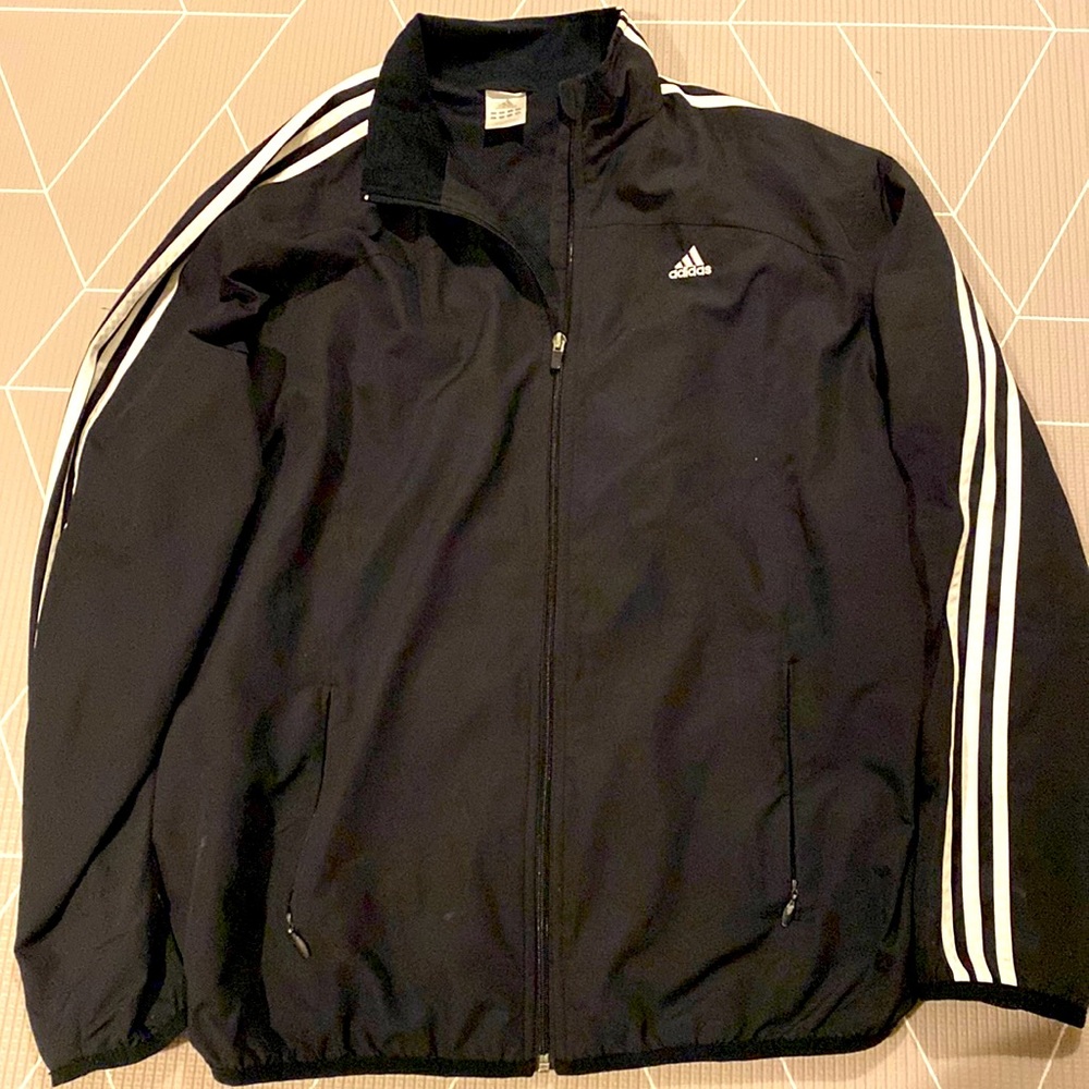 Adidas Windbreaker Jacket Large